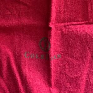 Cole Haan Dust Bag Red Logo Drawstring Storage Bag